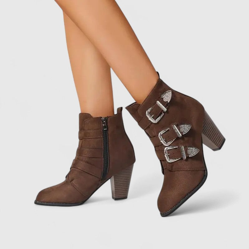 Valeon Buckle Heels