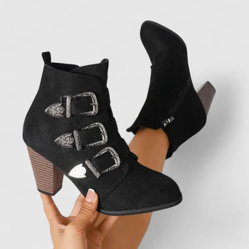 Valeon Buckle Heels