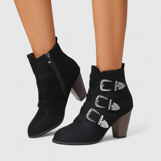 Valeon Buckle Heels
