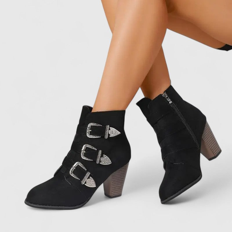 Valeon Buckle Heels