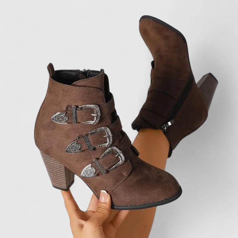 Valeon Buckle Heels