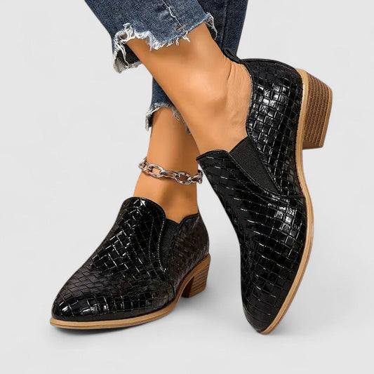 Caelora Croco Loafers