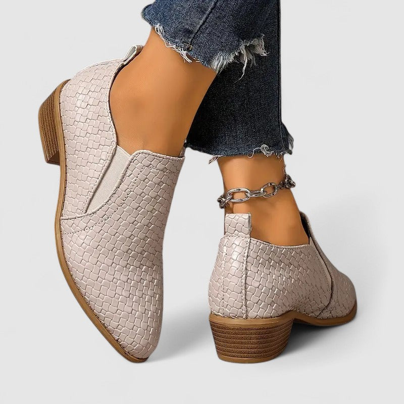 Caelora Croco Loafers