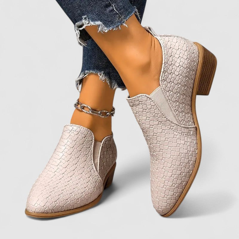 Caelora Croco Loafers